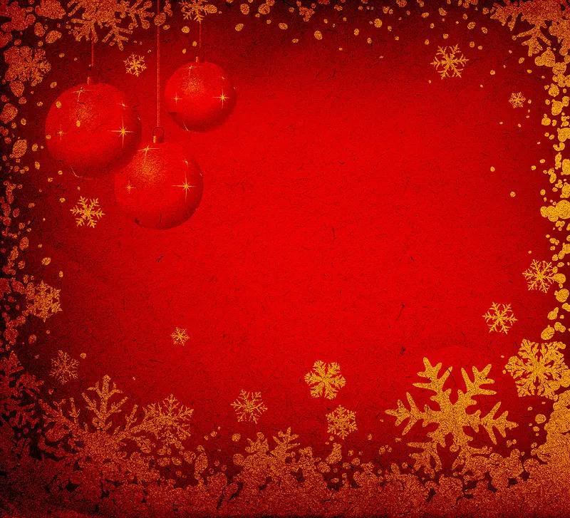 圣诞节红色背景图