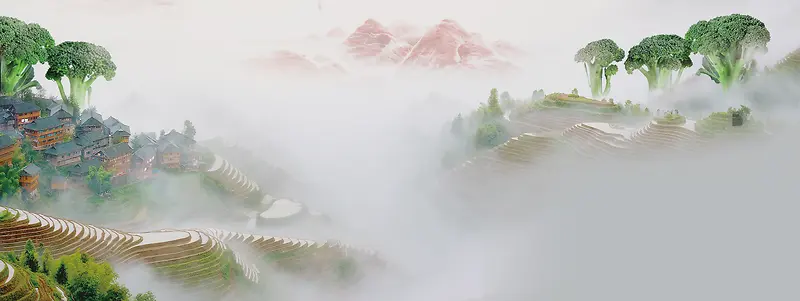 中华美食背景