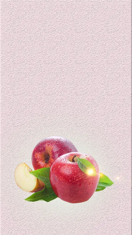 苹果促销水果促销简约风H5