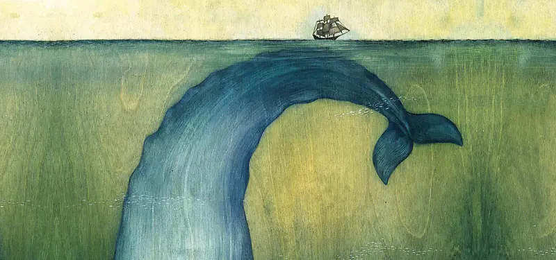 鲸鱼和船
