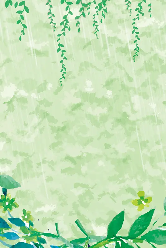 二十四节气谷雨传统节日农历海报背景