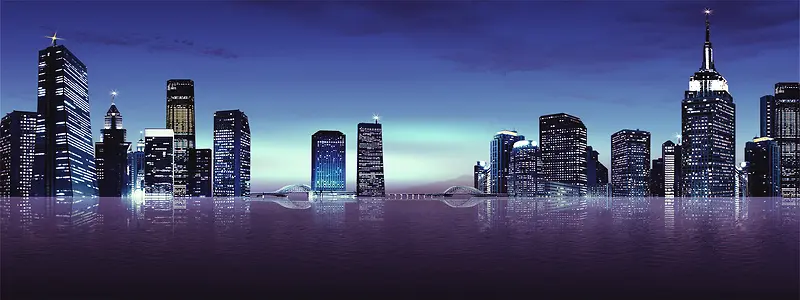 商务科幻城市背景