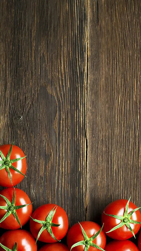 木板木纹番茄H5背景