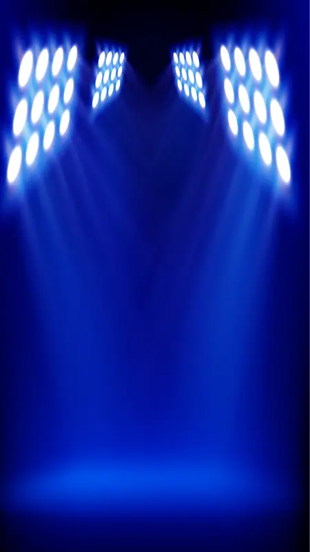 聚光灯舞台蓝色H5背景素材