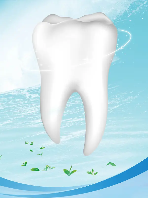 牙齿保健背景素材