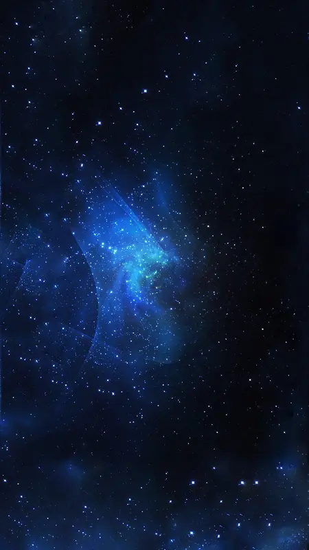蓝色星空H5背景