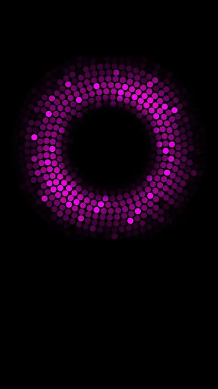 紫色浪漫炫酷圆圈H5背景