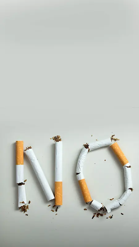 公益环保禁止抽烟创意海报H5背景