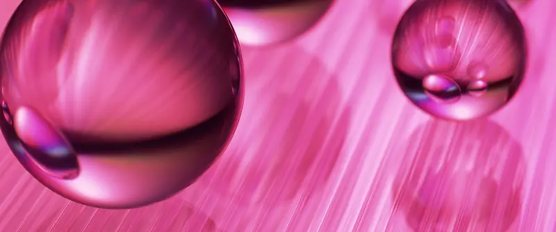 粉色 线条 玻璃球 质感 圆洞
