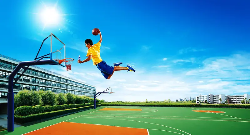 篮球比赛广告背景