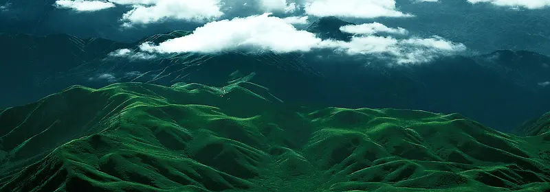 大气山野背景