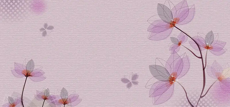 紫色唯美花朵纹理质感图
