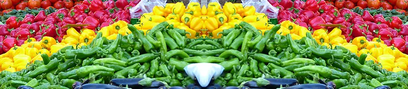 蔬菜清新背景banner　