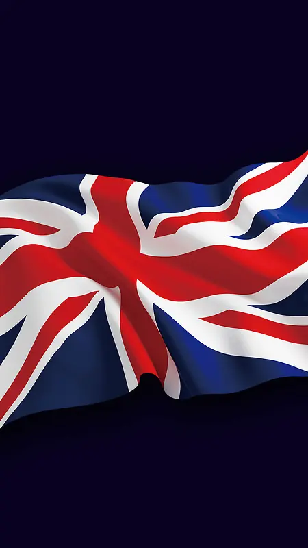 英国国旗创意蓝色大气简约高端专业商业H5