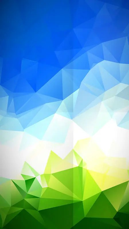 彩色立体几何H5背景
