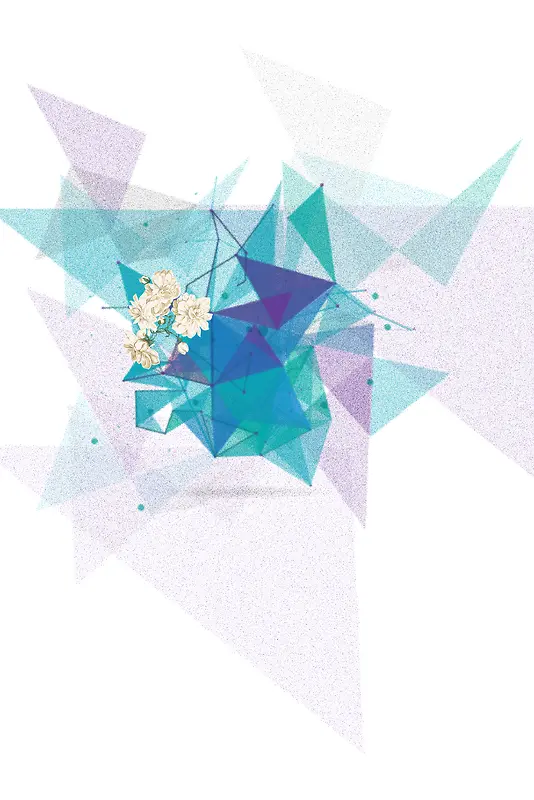 梦幻渐变菱形节日背景