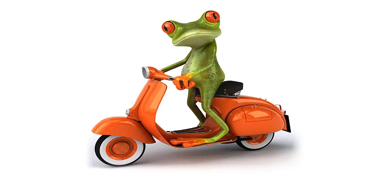 骑车的青蛙