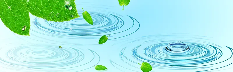 水滴背景banner