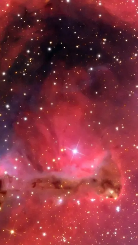 抽象红色星空H5背景