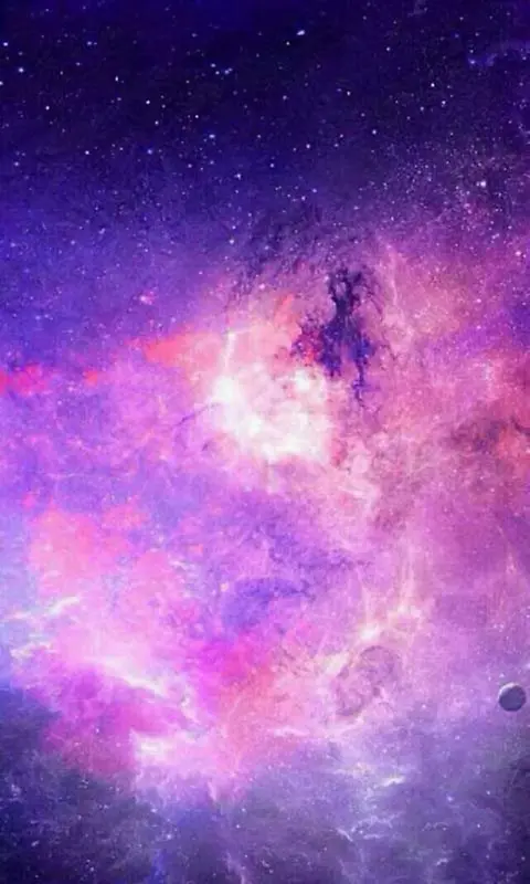 紫色梦幻天空背景图