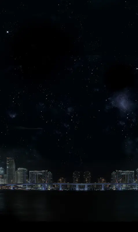 城市夜空
