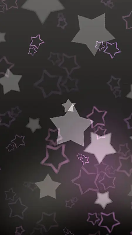紫色五角星几何H5背景