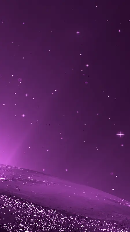 紫色夜空H5背景