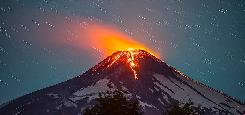 流星火山大气风景