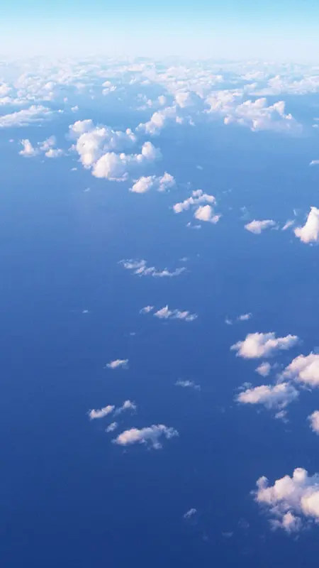 蓝天上的白云素材背景