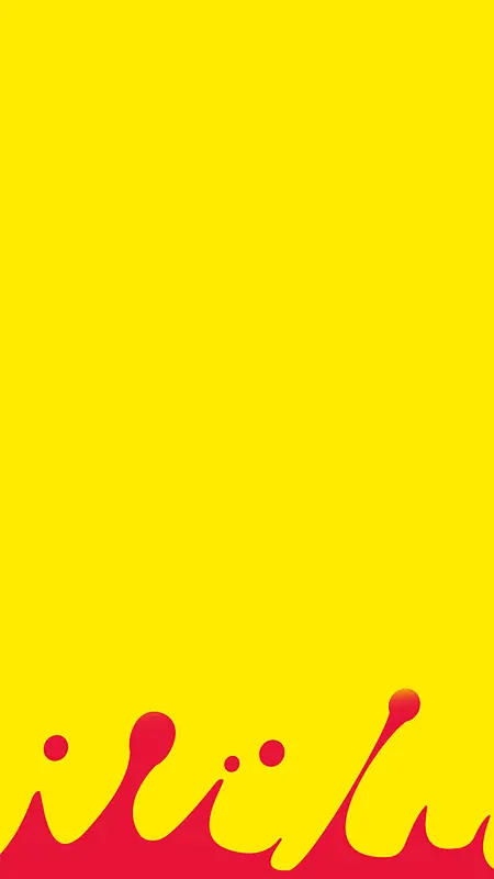 简约黄色扁平H5图
