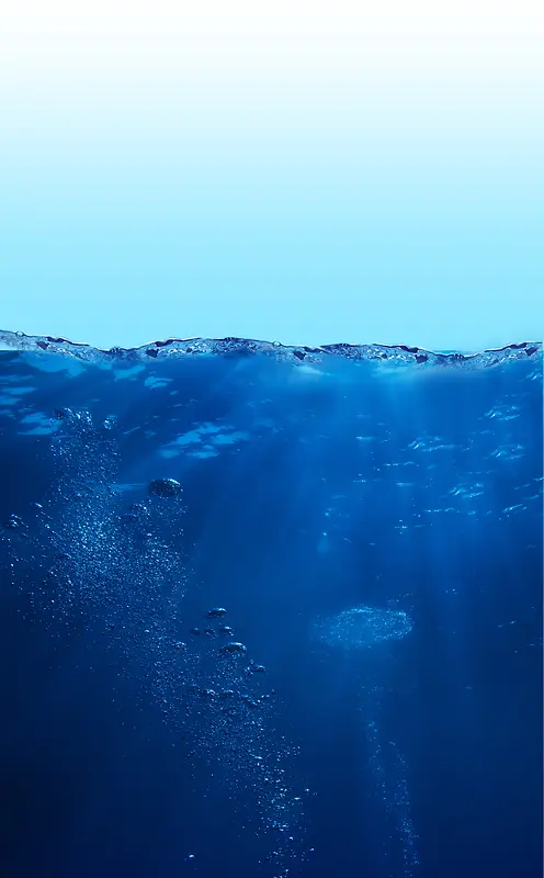 深蓝海水背景