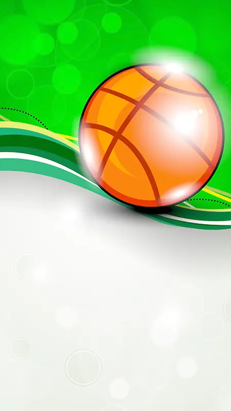 扁平篮球图案背景图
