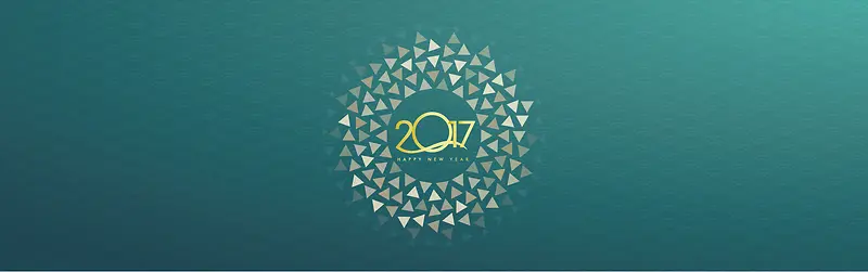 2017年扁平化背景banner
