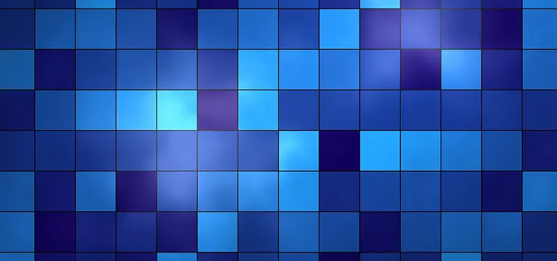 蓝色系方块几何背景