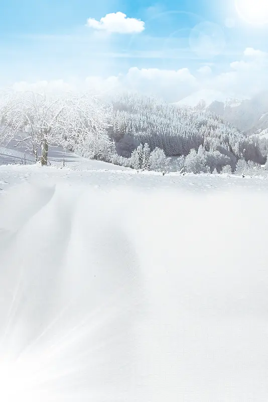 冬天雪景