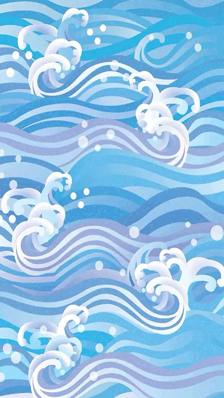 蓝色背景上的水纹H5素材背景