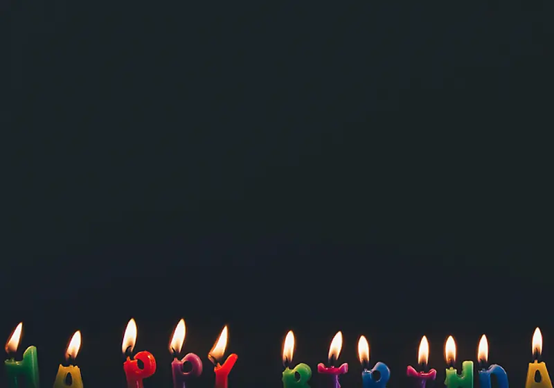 生日蜡烛背景