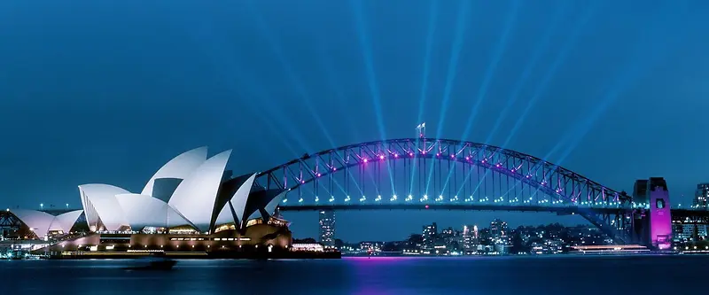 摄影悉尼桥边背景
