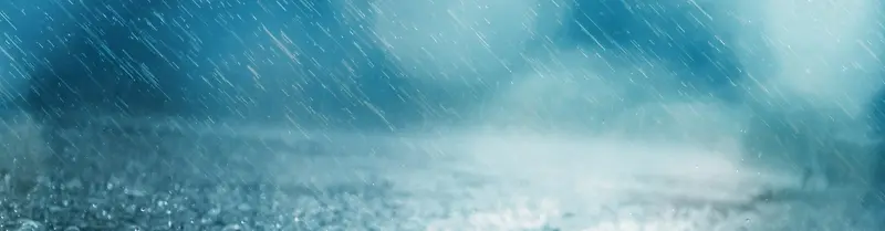 雨中风景广告背景