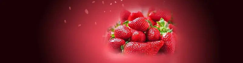 草莓红色背景