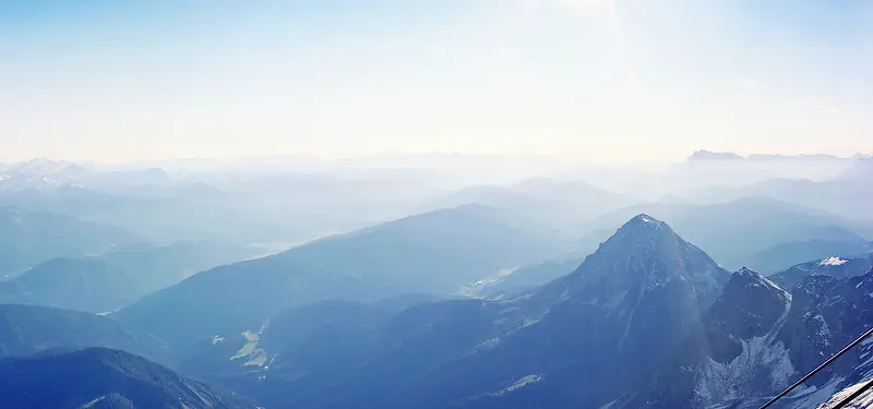 大气山峦风景背景