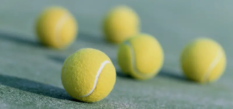 体育运动网球清新文艺透视背景