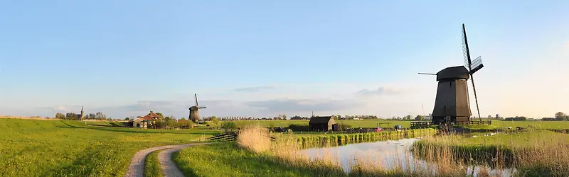 郊外风景背景