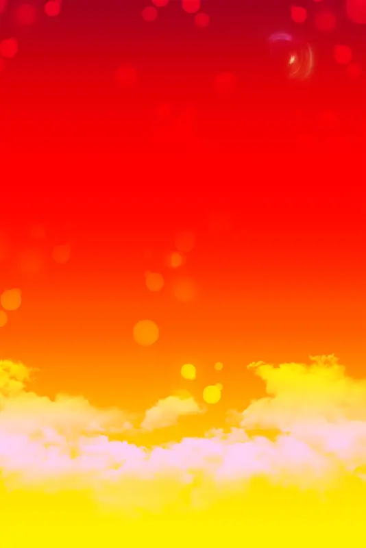 红金双色天空背景