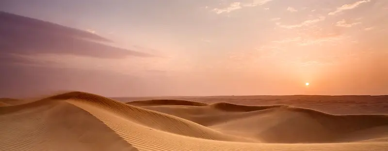 沙漠夕阳背景