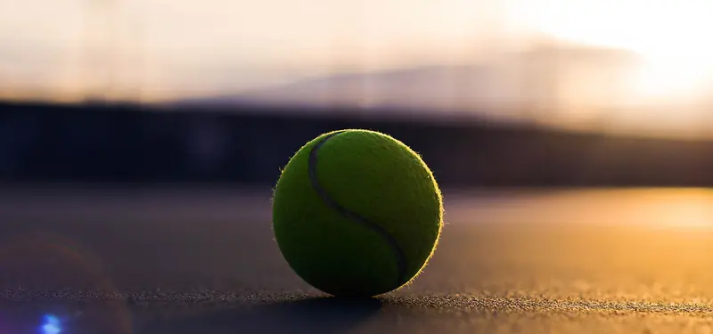 唯美网球背景