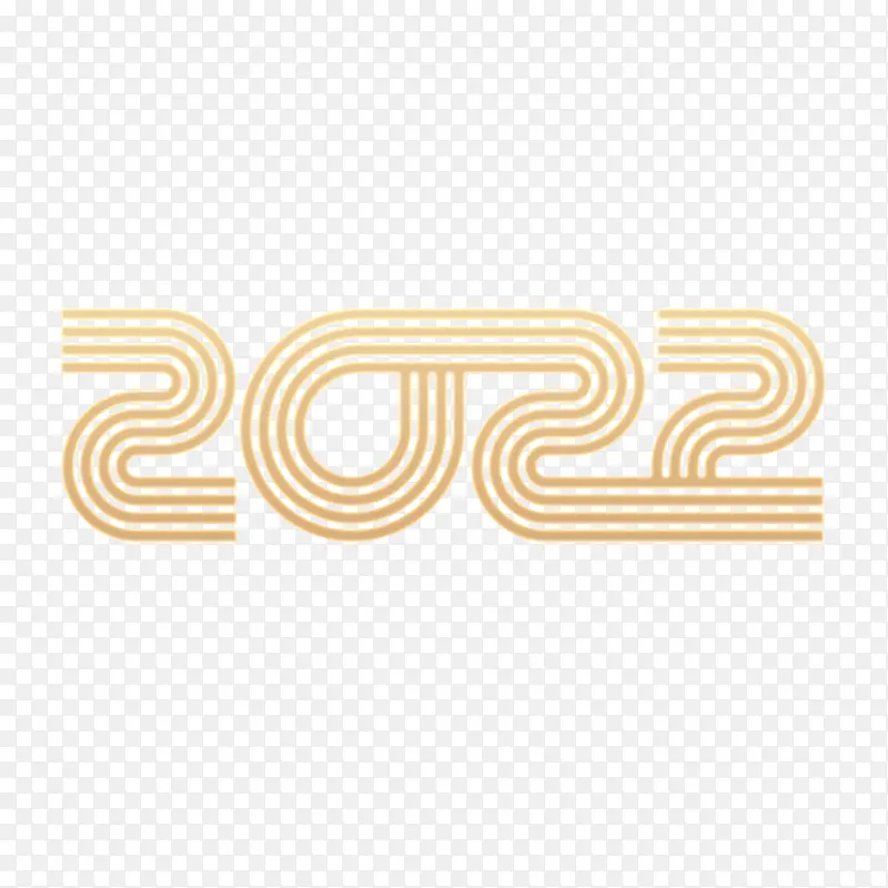 2022年字体金色