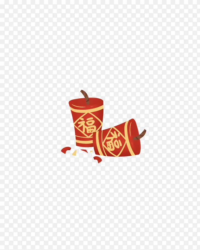 国潮元素 年货节 春节 传统 中国风鞭炮