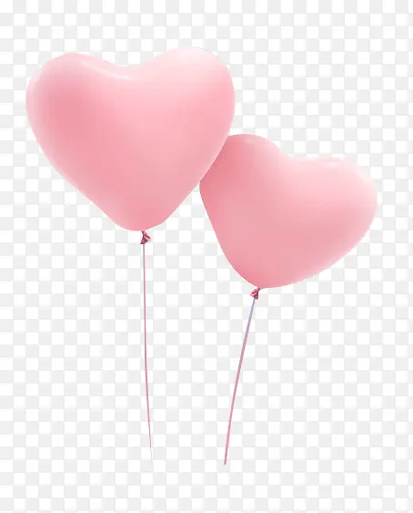 爱心气球节假 喜庆心心相依红心粉色心