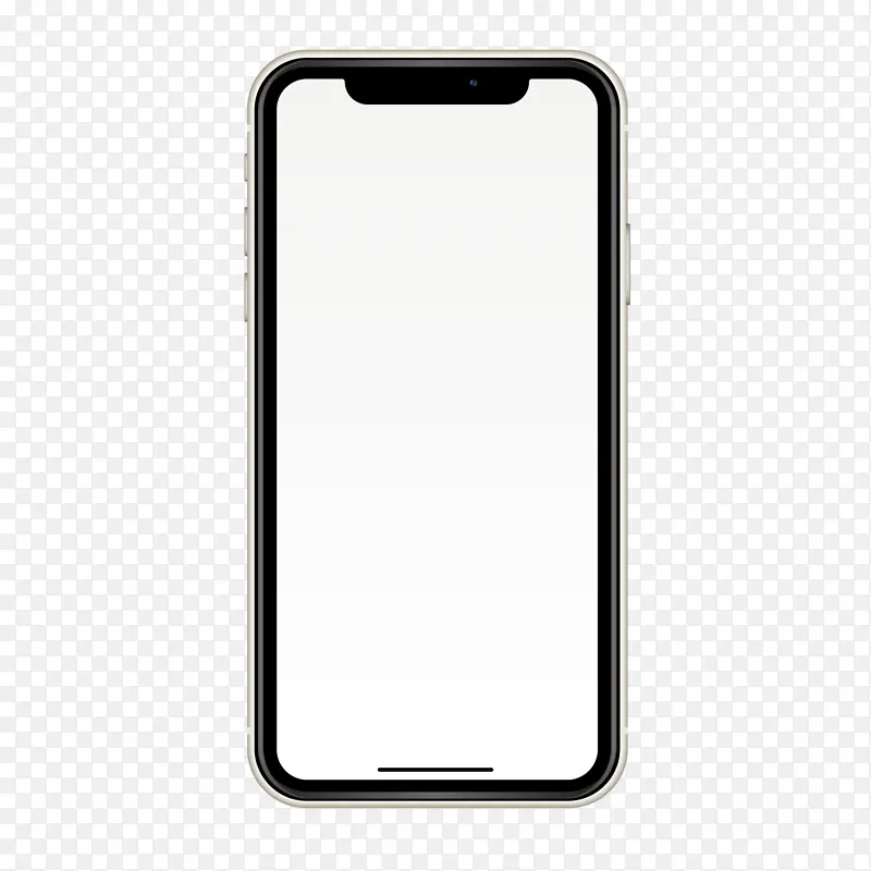 苹果手机iPhone11白色正面